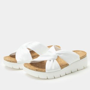 Rylie White Sandal